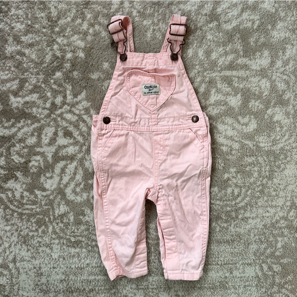 OshKosh B'gosh Light Pink Kids Overalls